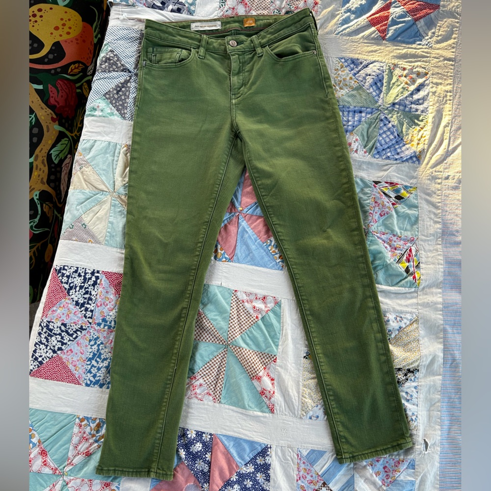 Anthropologie Pilcro Green Jeans w Stretch